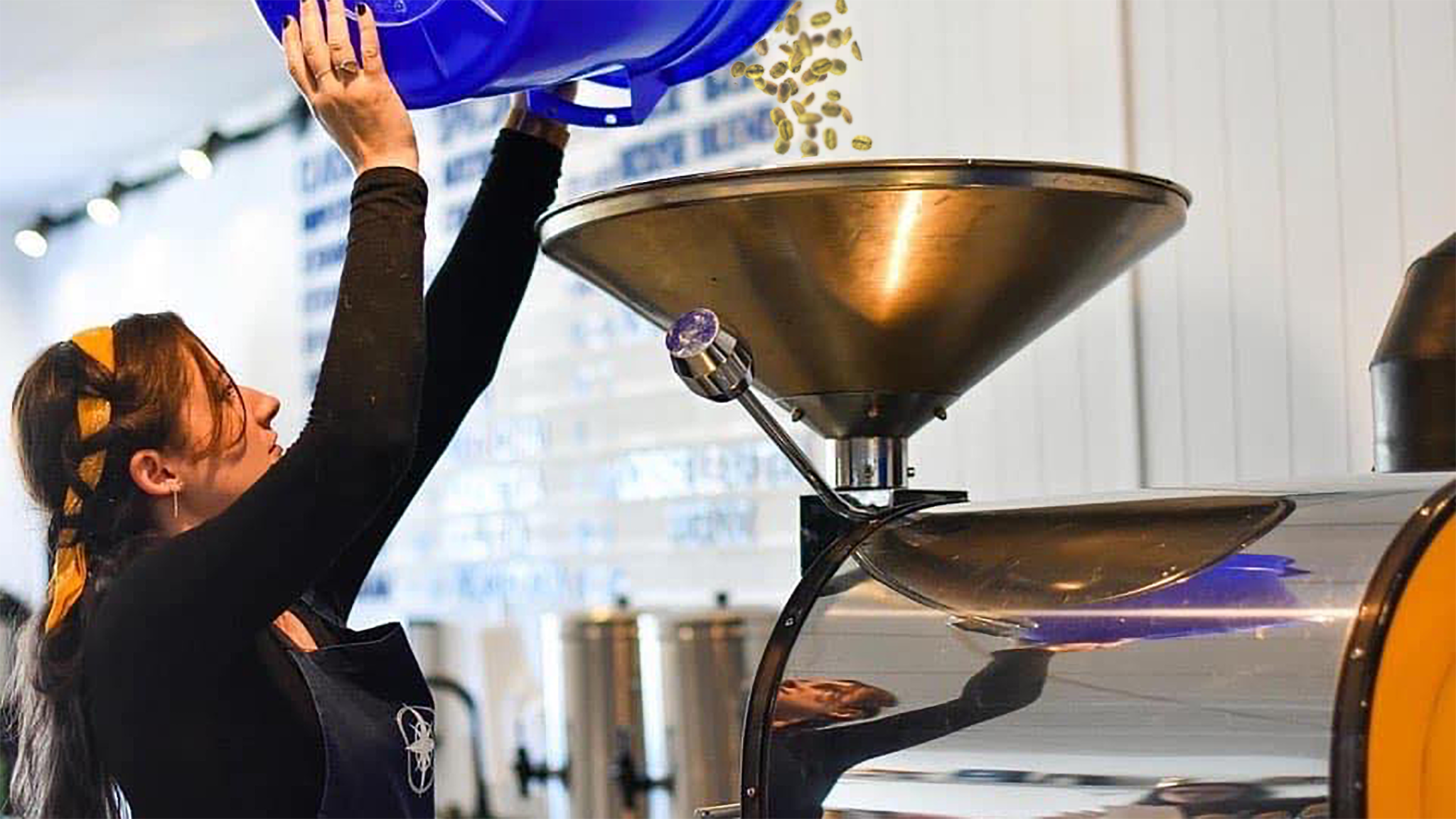 old school micro-roasting at North Koffee