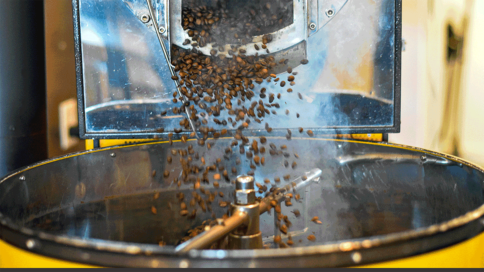 manual coffee roaster at North Koffee for small batches roasted to perfection