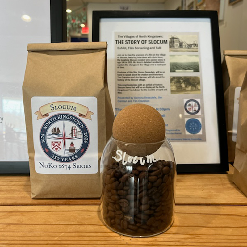 slocum coffee - celebrating north kingstown ri 350th anniversary